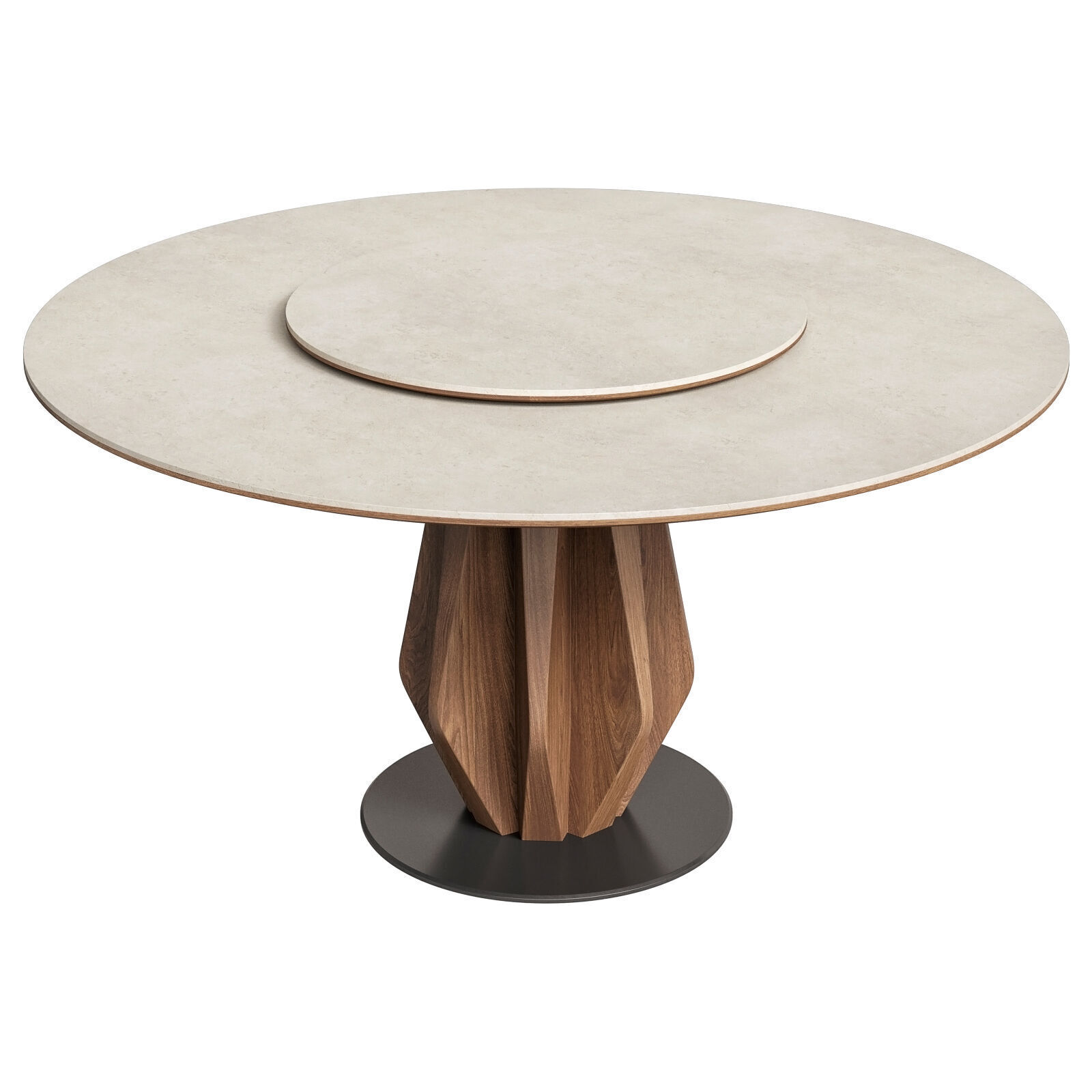Victoria Queen table Fabienne Slate 3D model_4