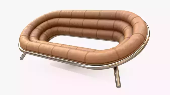 Sofa Round Leather
