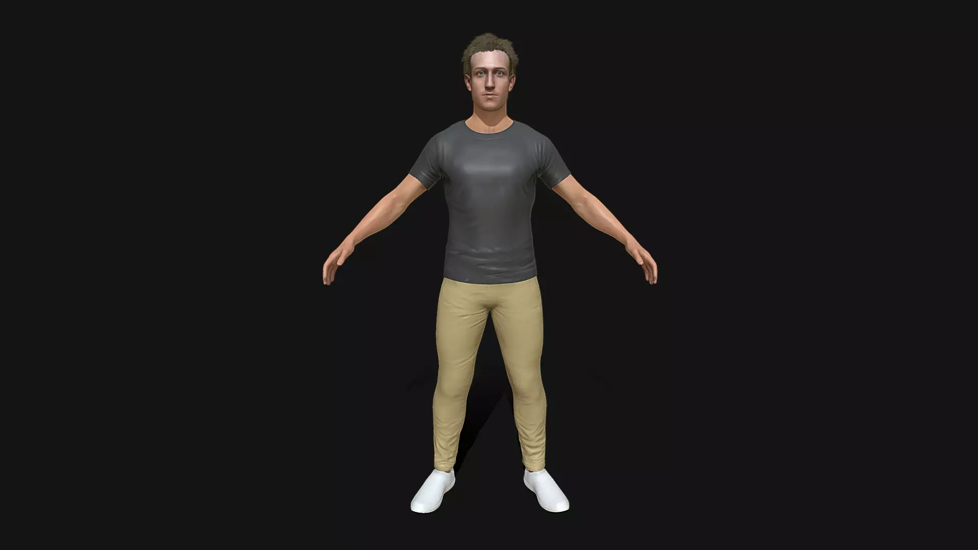 Mark Zuckerberg 3D model_0