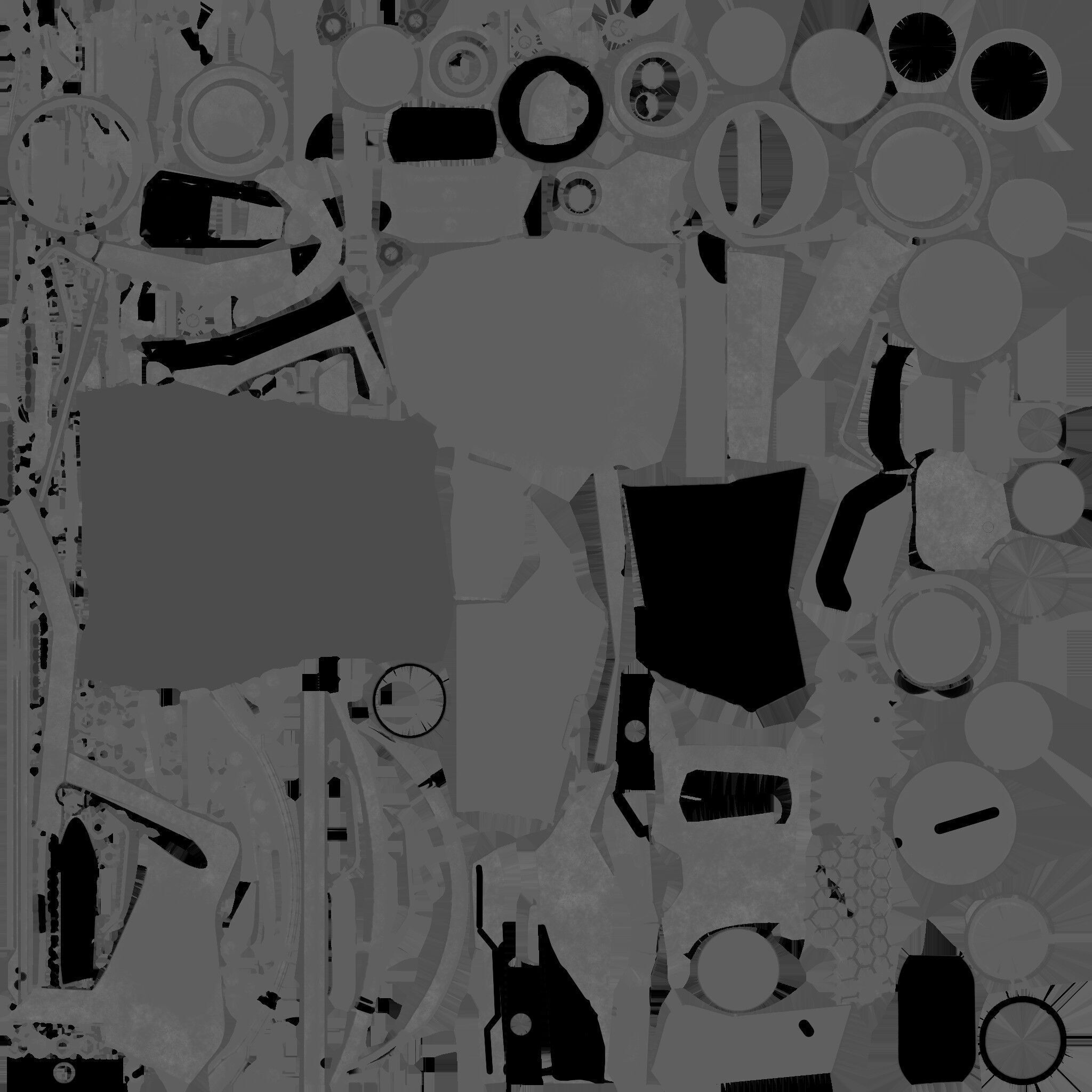 X TITAN Sci-Fi Robot Character Fully Rigged Low-poly 3D model_32