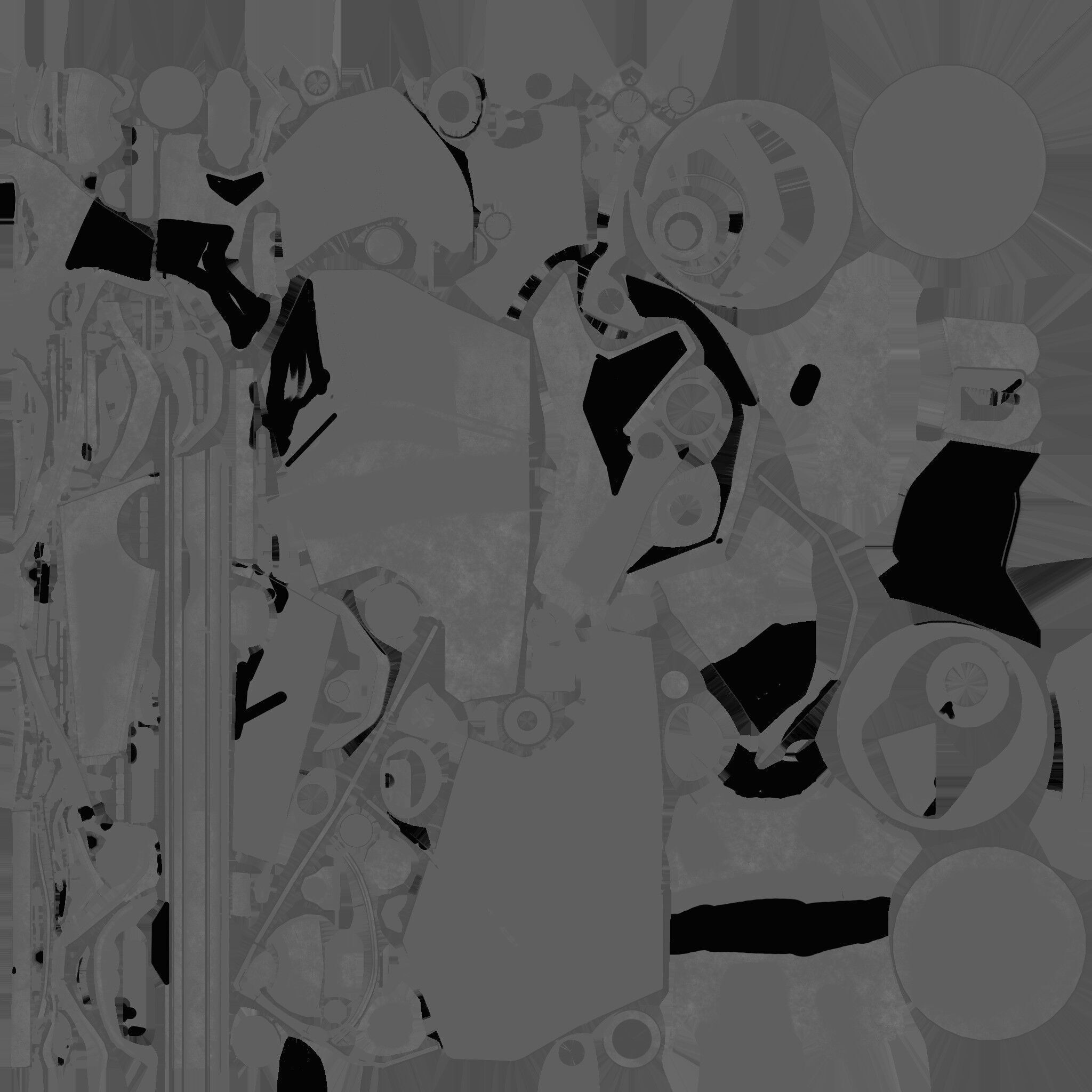 X TITAN Sci-Fi Robot Character Fully Rigged Low-poly 3D model_35