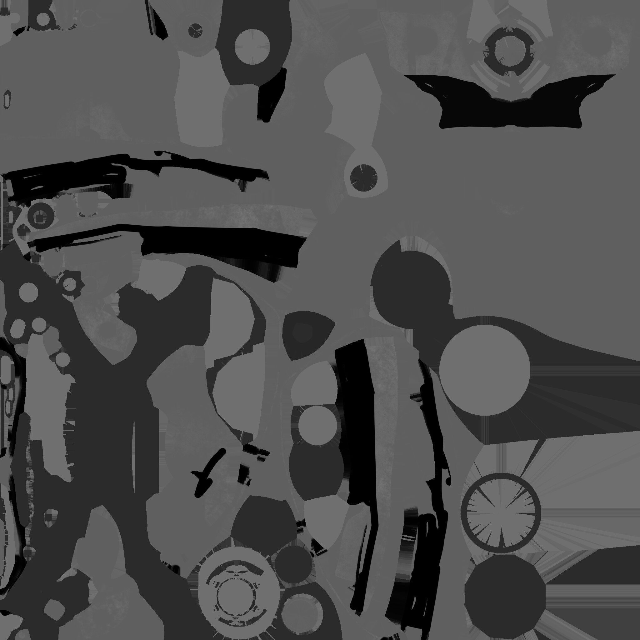 X TITAN Sci-Fi Robot Character Fully Rigged Low-poly 3D model_33