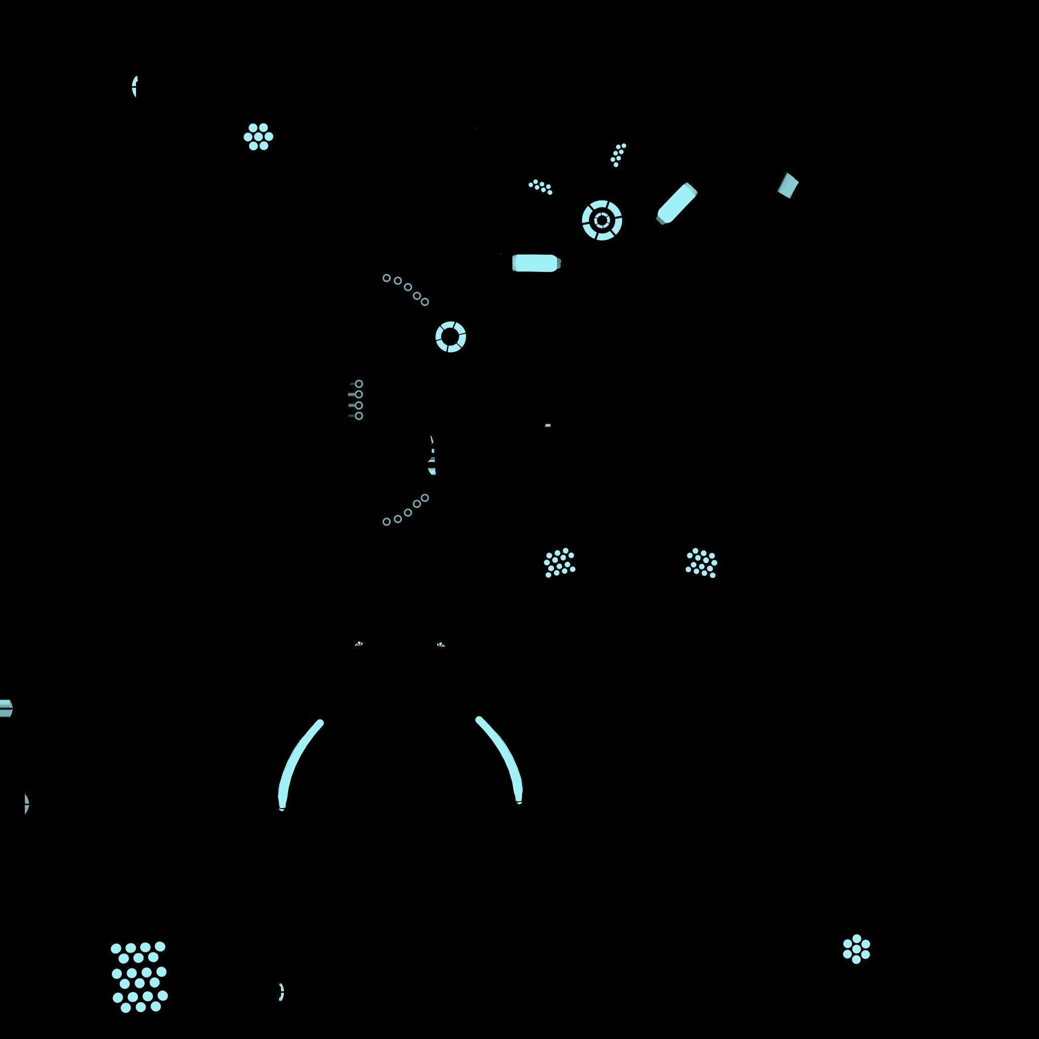 X TITAN Sci-Fi Robot Character Fully Rigged Low-poly 3D model_18