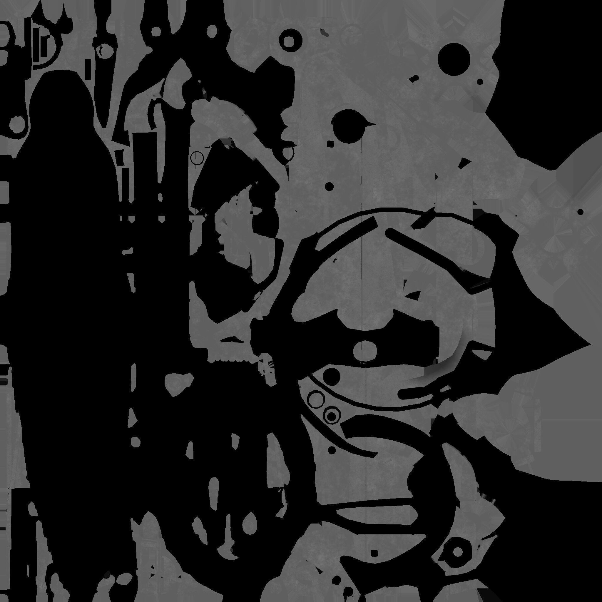 X TITAN Sci-Fi Robot Character Fully Rigged Low-poly 3D model_25