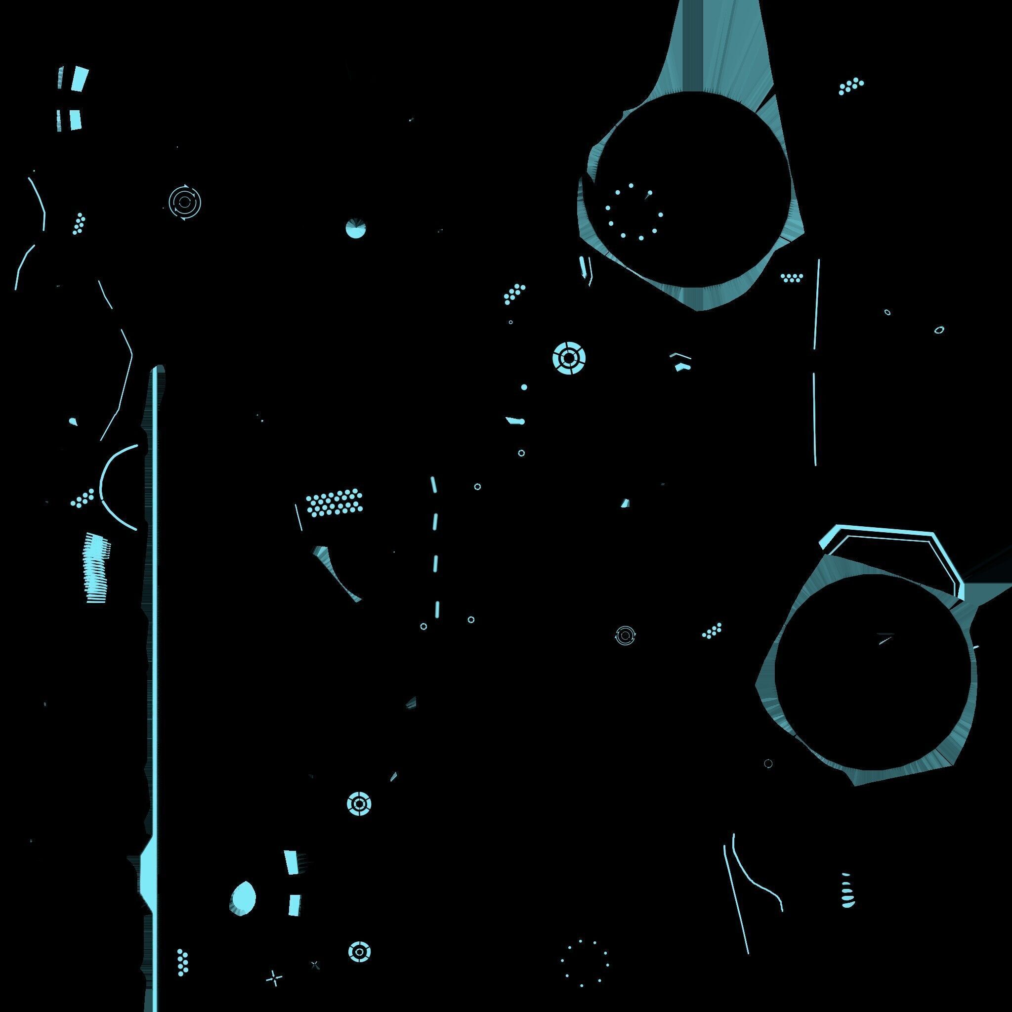 X TITAN Sci-Fi Robot Character Fully Rigged Low-poly 3D model_16