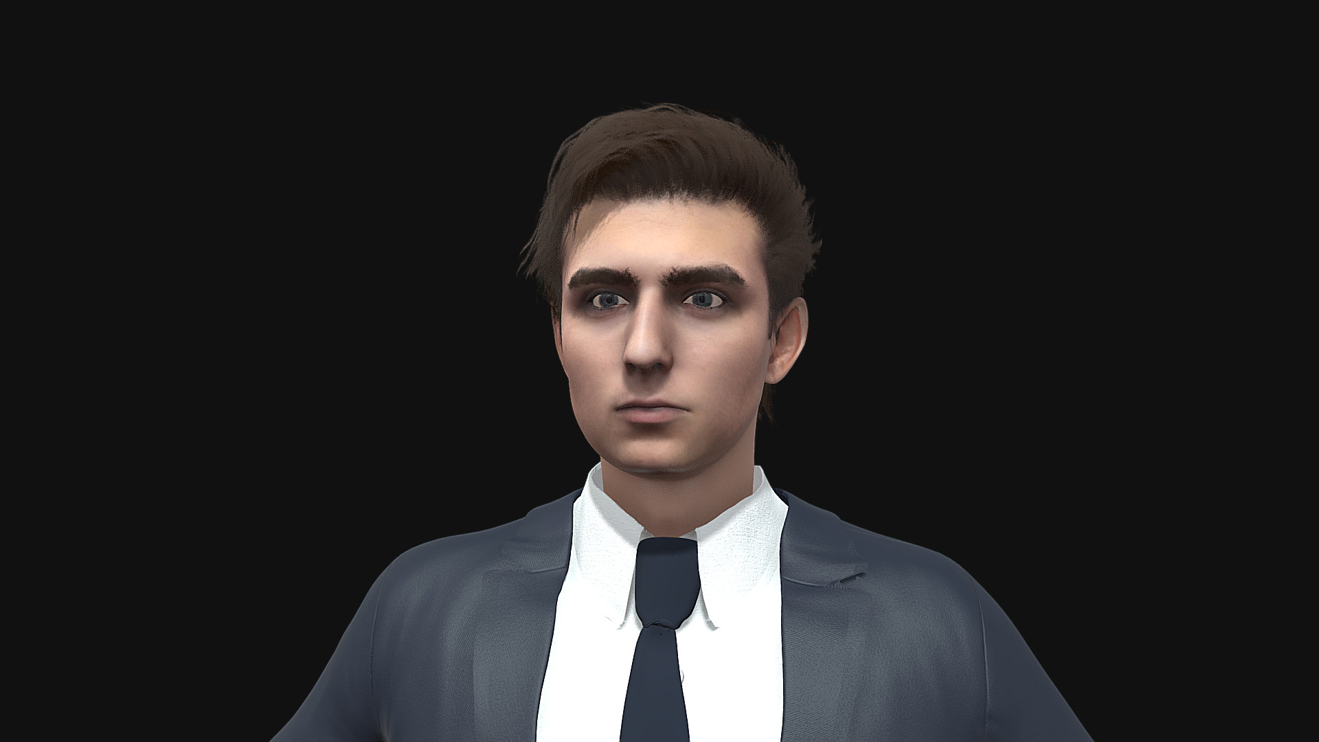 Barron Trump 3D model_1