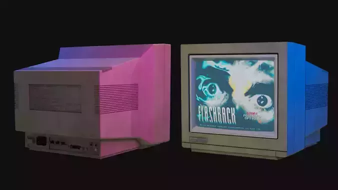 Commodore 1084S Monitor Vintage CRT