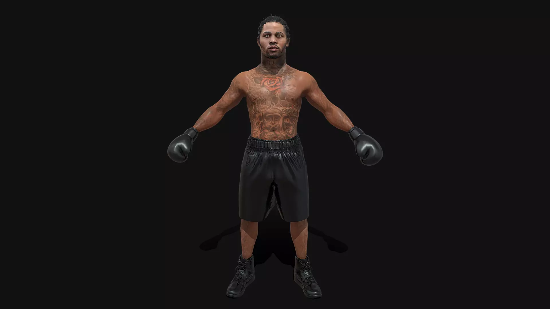Gervonta Davis 3D model_0