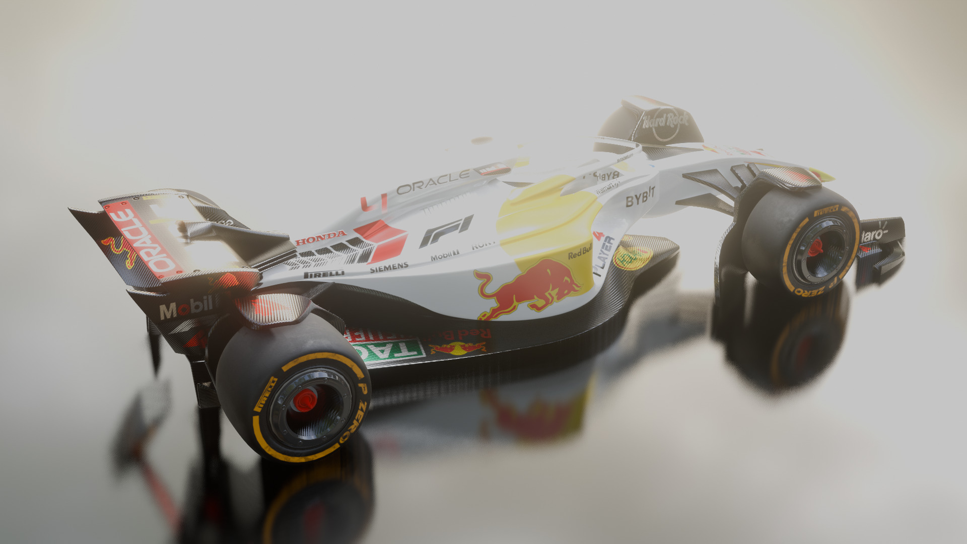 Formula 1 Car - White Concept 3D model_14