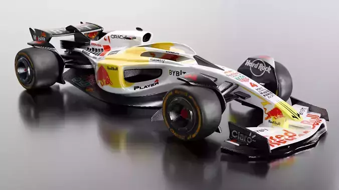 Formula 1 Car  - White Concept