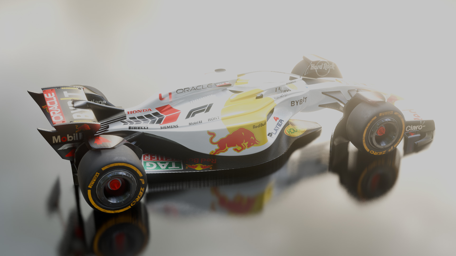 Formula 1 Car - White Concept 3D model_17