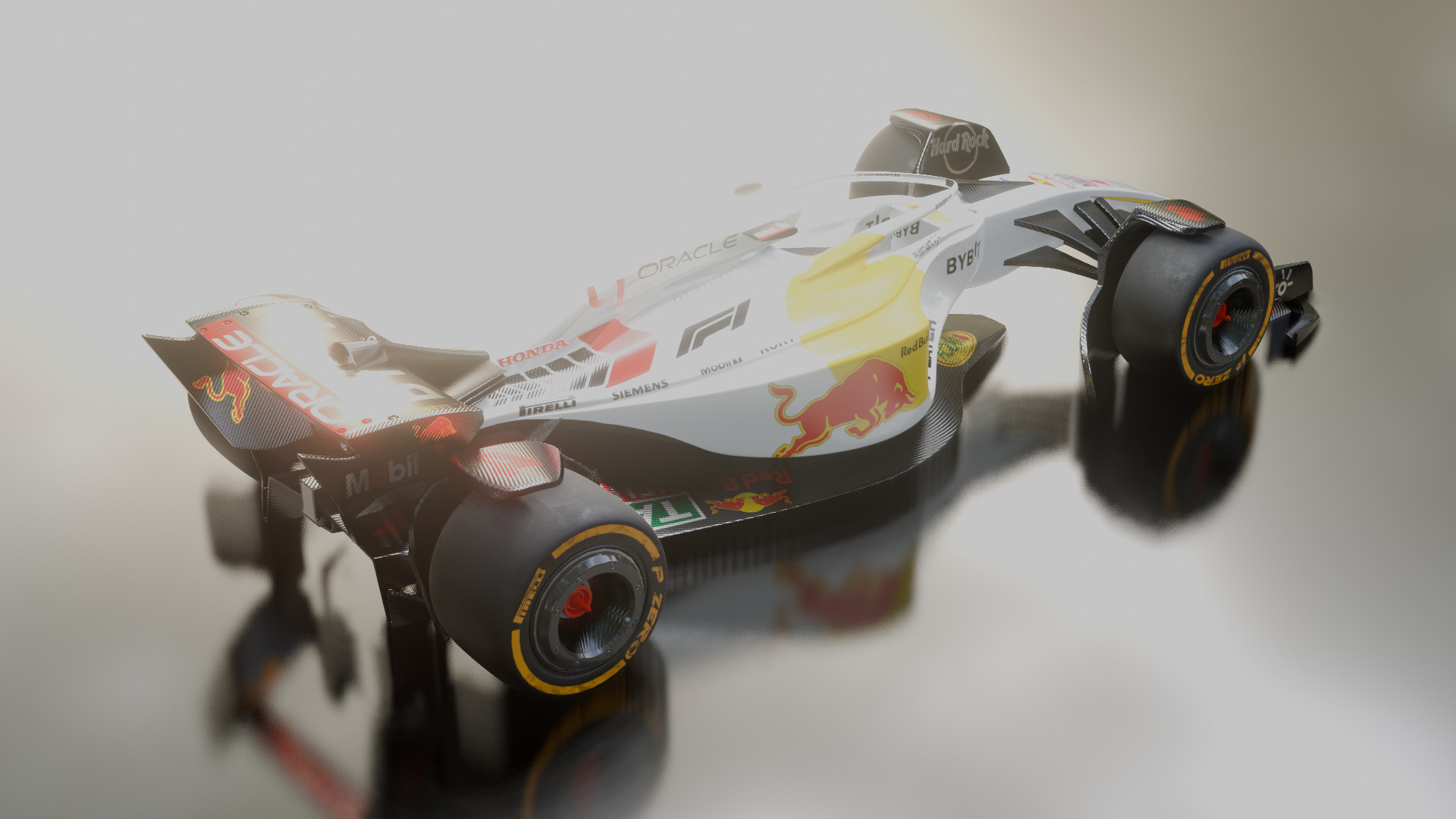 Formula 1 Car - White Concept 3D model_41