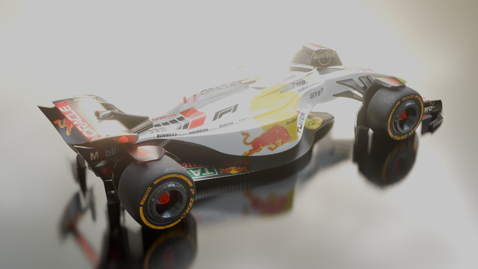 Formula 1 Car - White Concept 3D model_20
