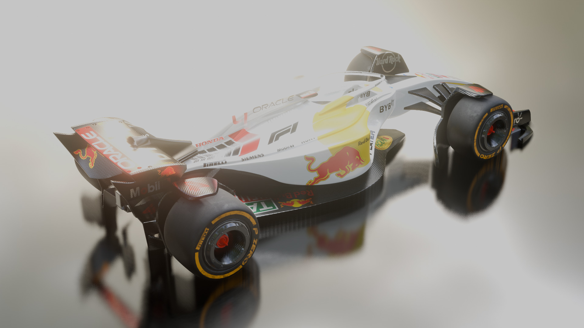 Formula 1 Car - White Concept 3D model_12