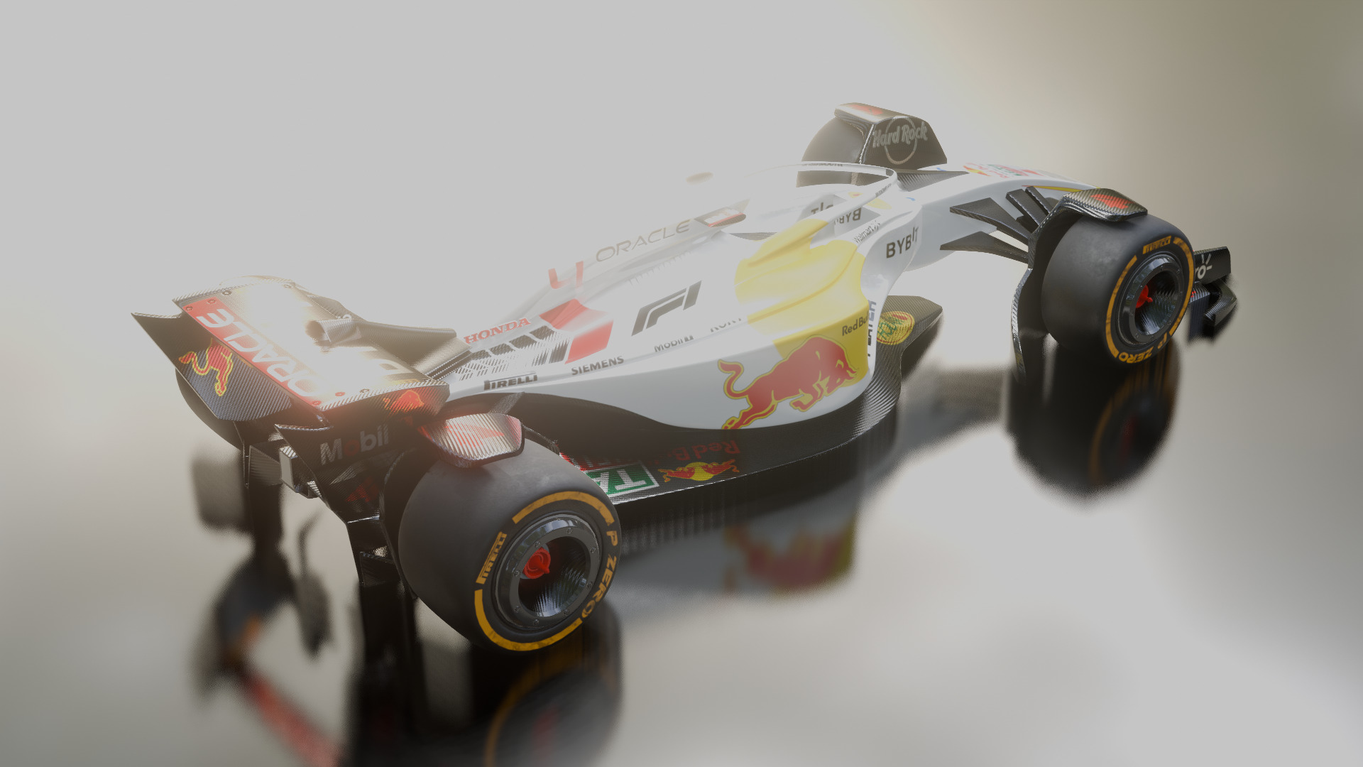Formula 1 Car - White Concept 3D model_42