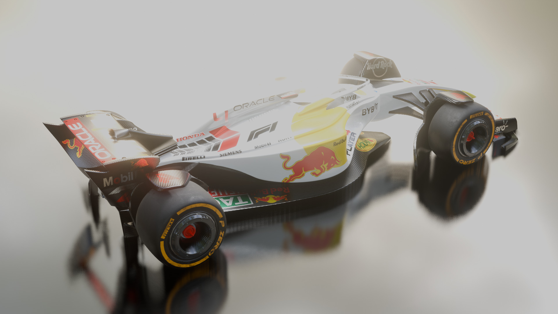 Formula 1 Car - White Concept 3D model_10