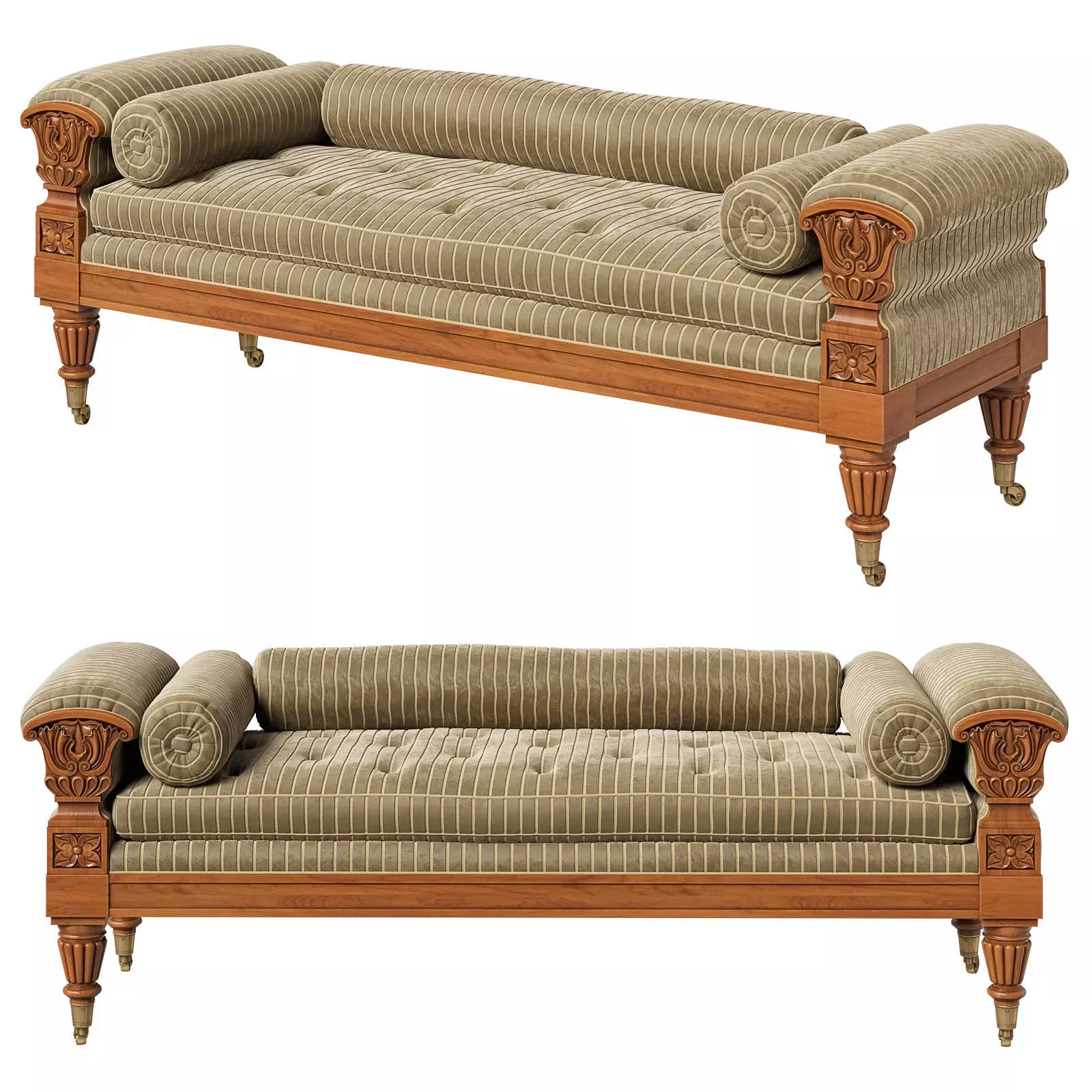 Sothebys A Regency Mahogany Window Seat 3D model