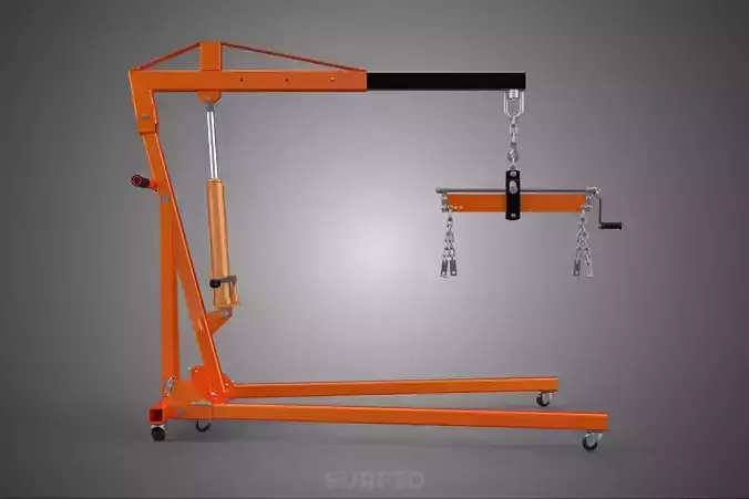 CRANE ENGINE HOIST LIFT WINCH HYDRAULIC LEVELER BALANCER LOAD UP