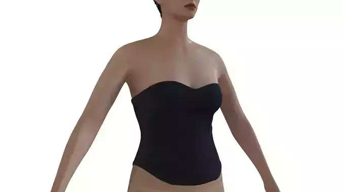 Style3D Corset 3D model
