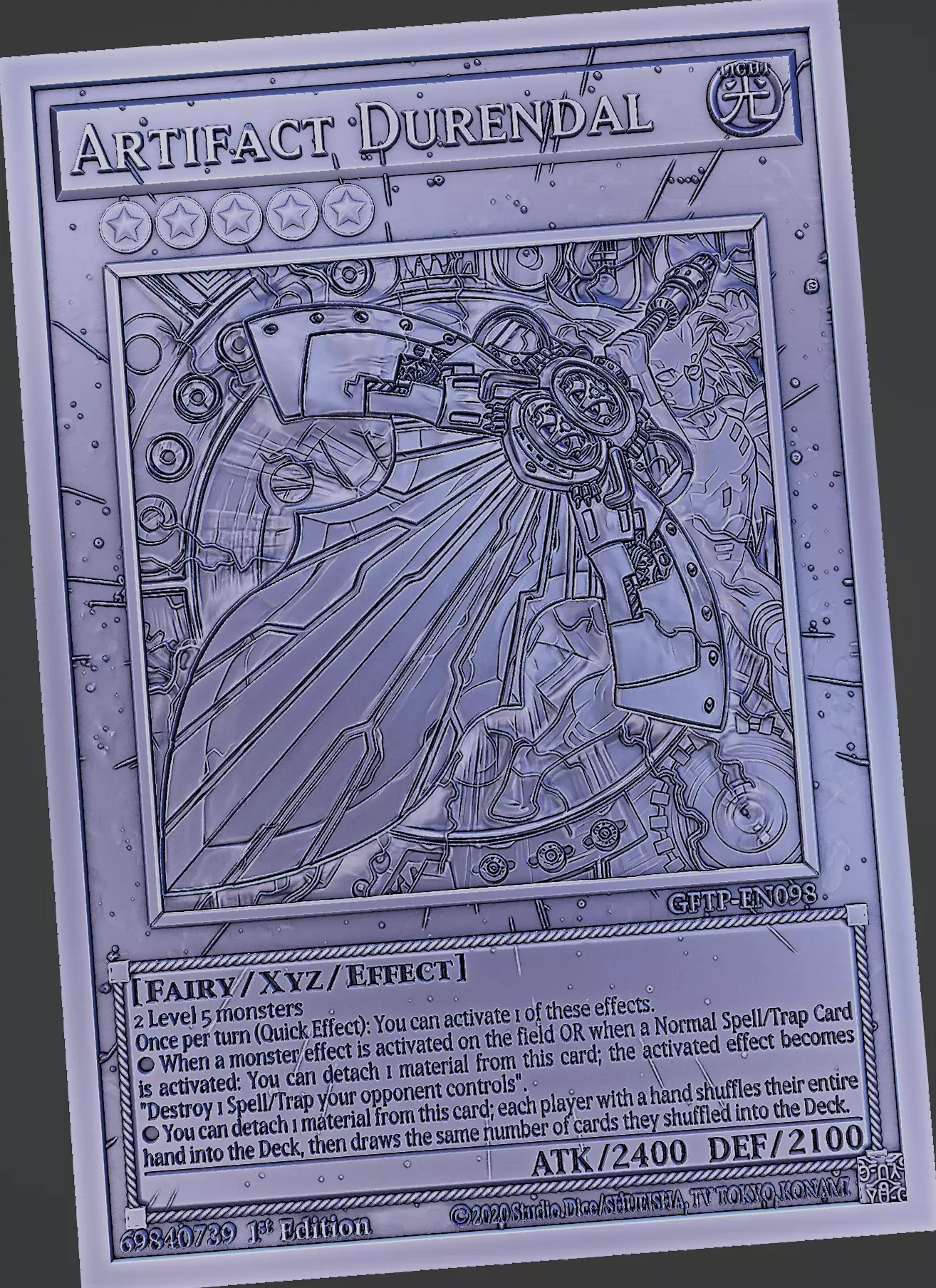 Artifact Durendal - yu-gi-oh Free 3D print model