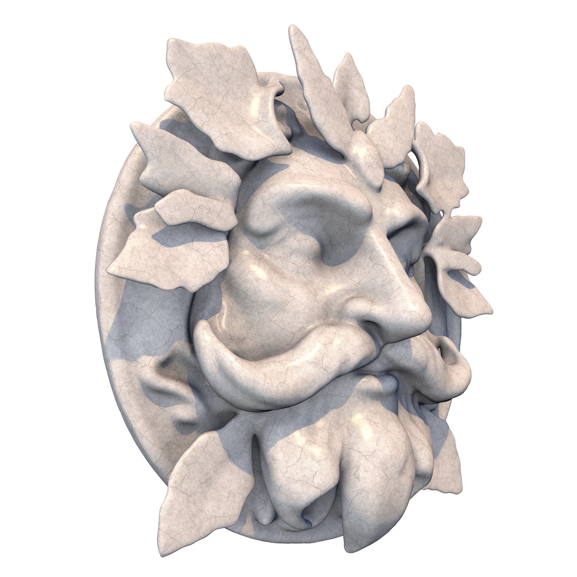 Green Man 9 3D print model_4