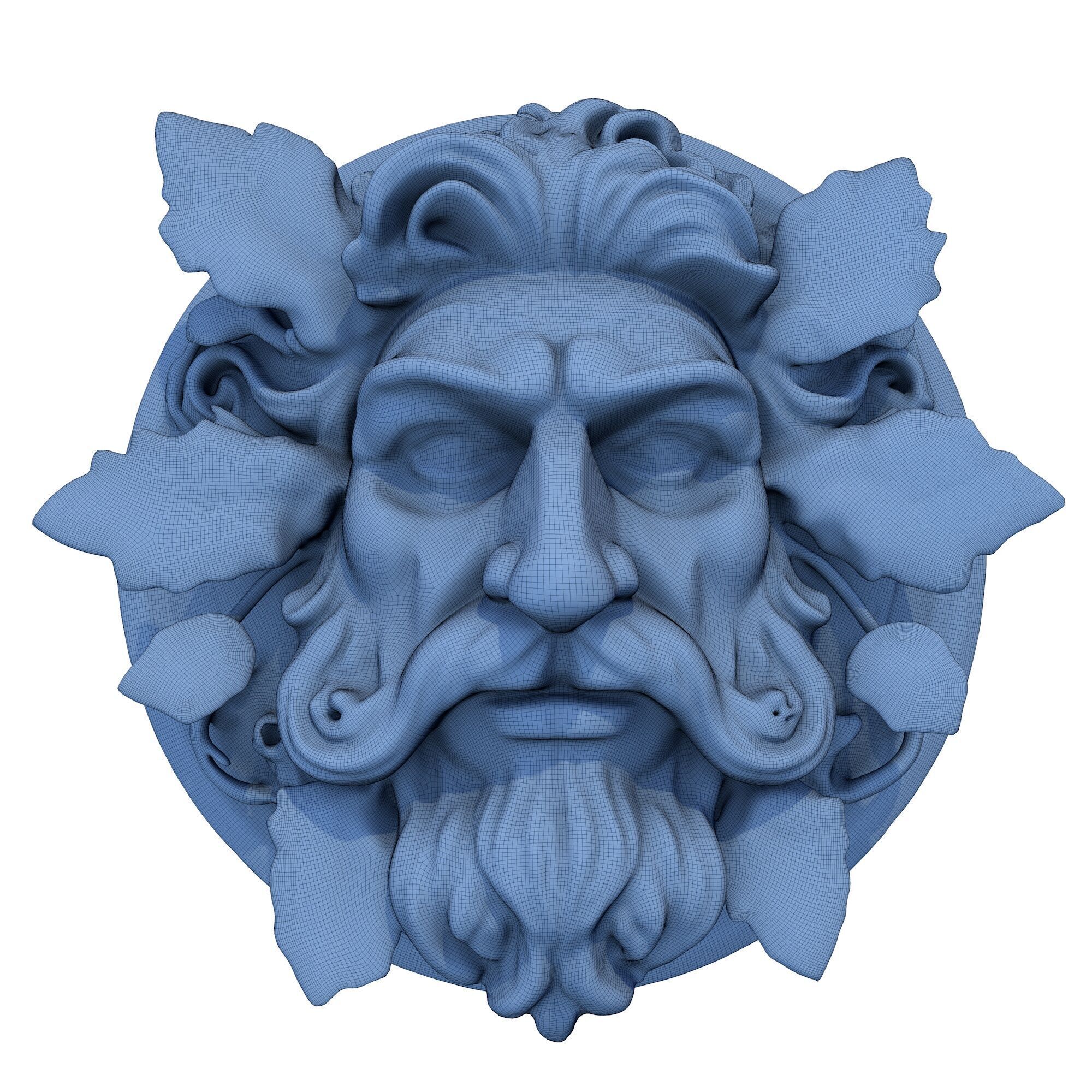 Green Man 8 3D print model_6