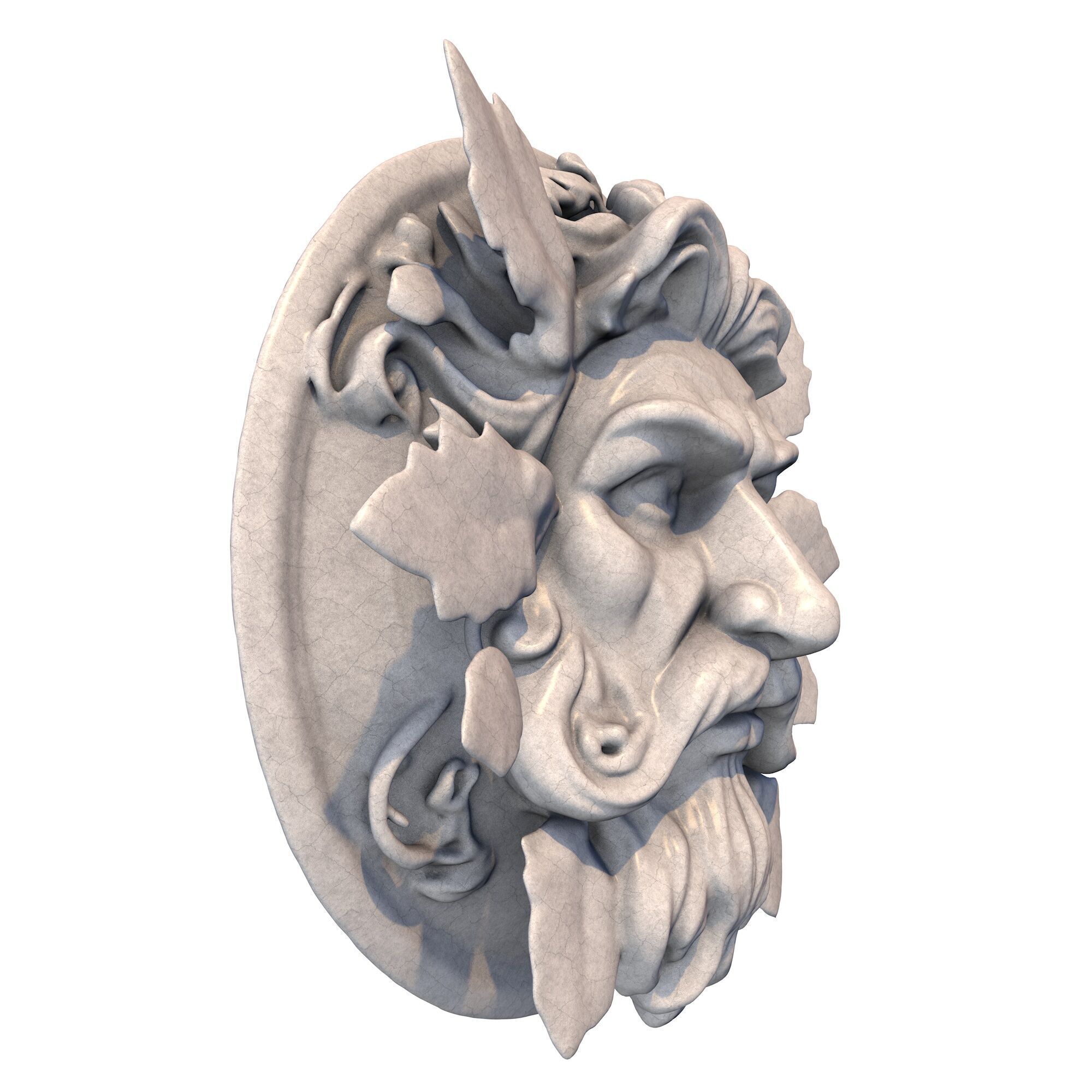 Green Man 8 3D print model_4