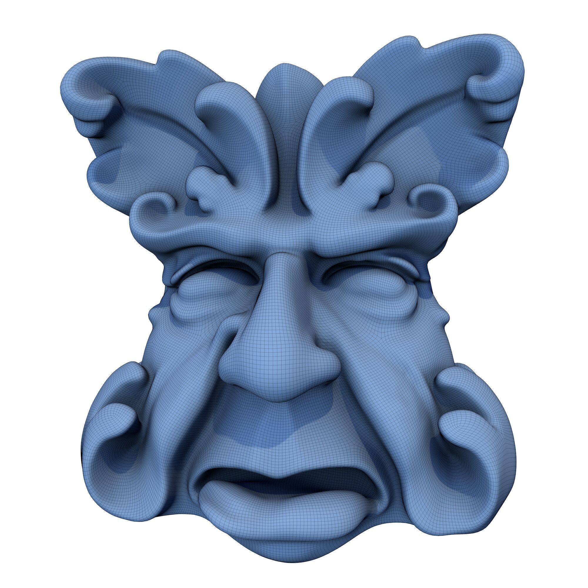 Green Man 7 3D print model_6