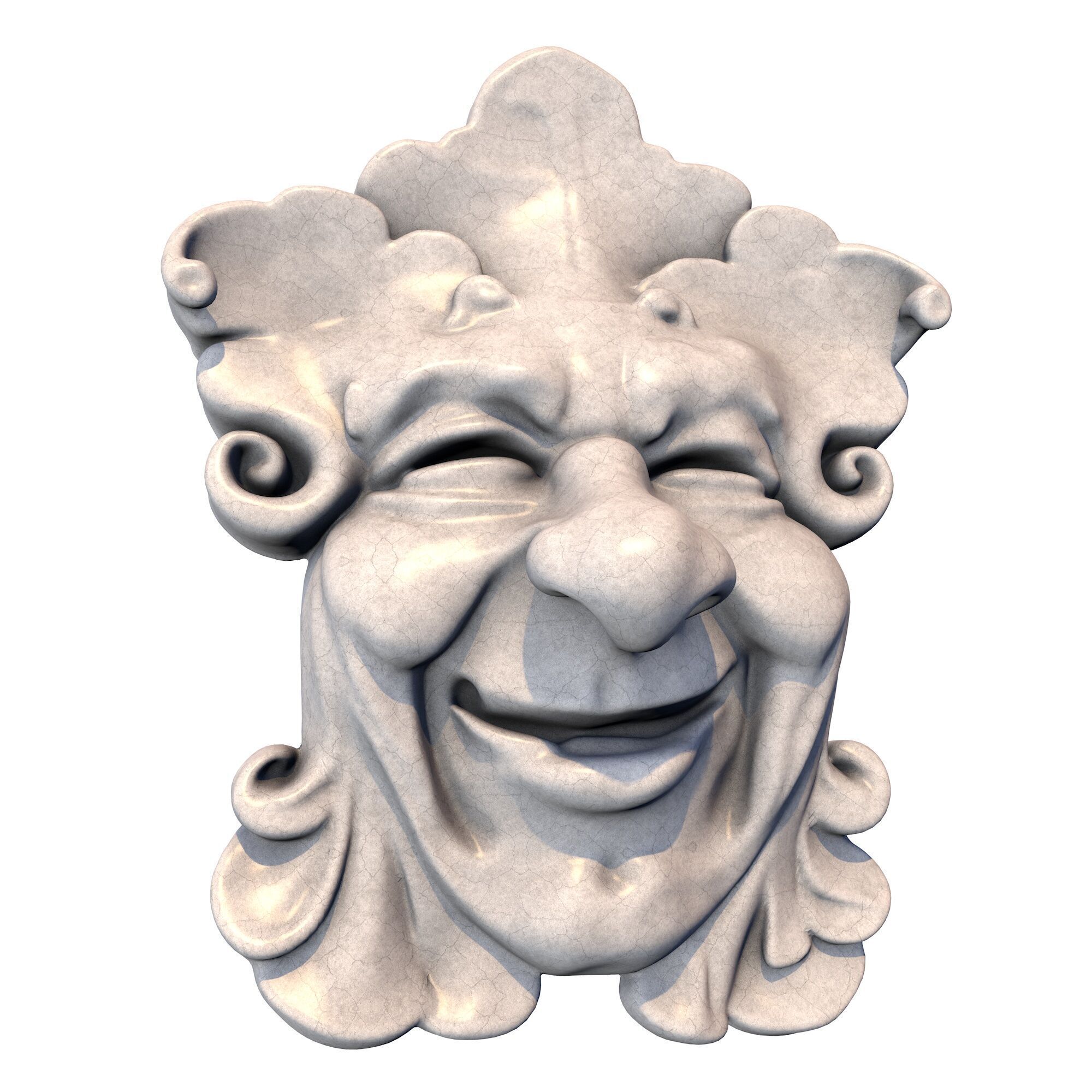 Green Man 6 3D print model_5