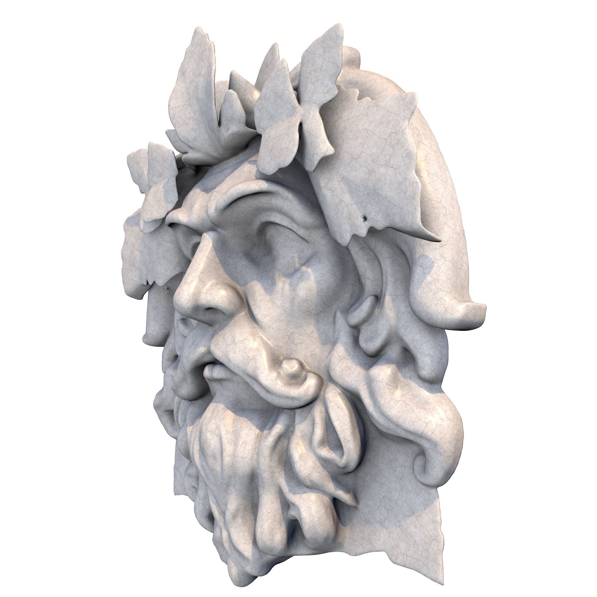 Green Man 10 3D print model_1