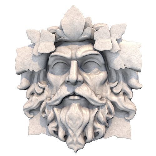Green Man 10 3D print model