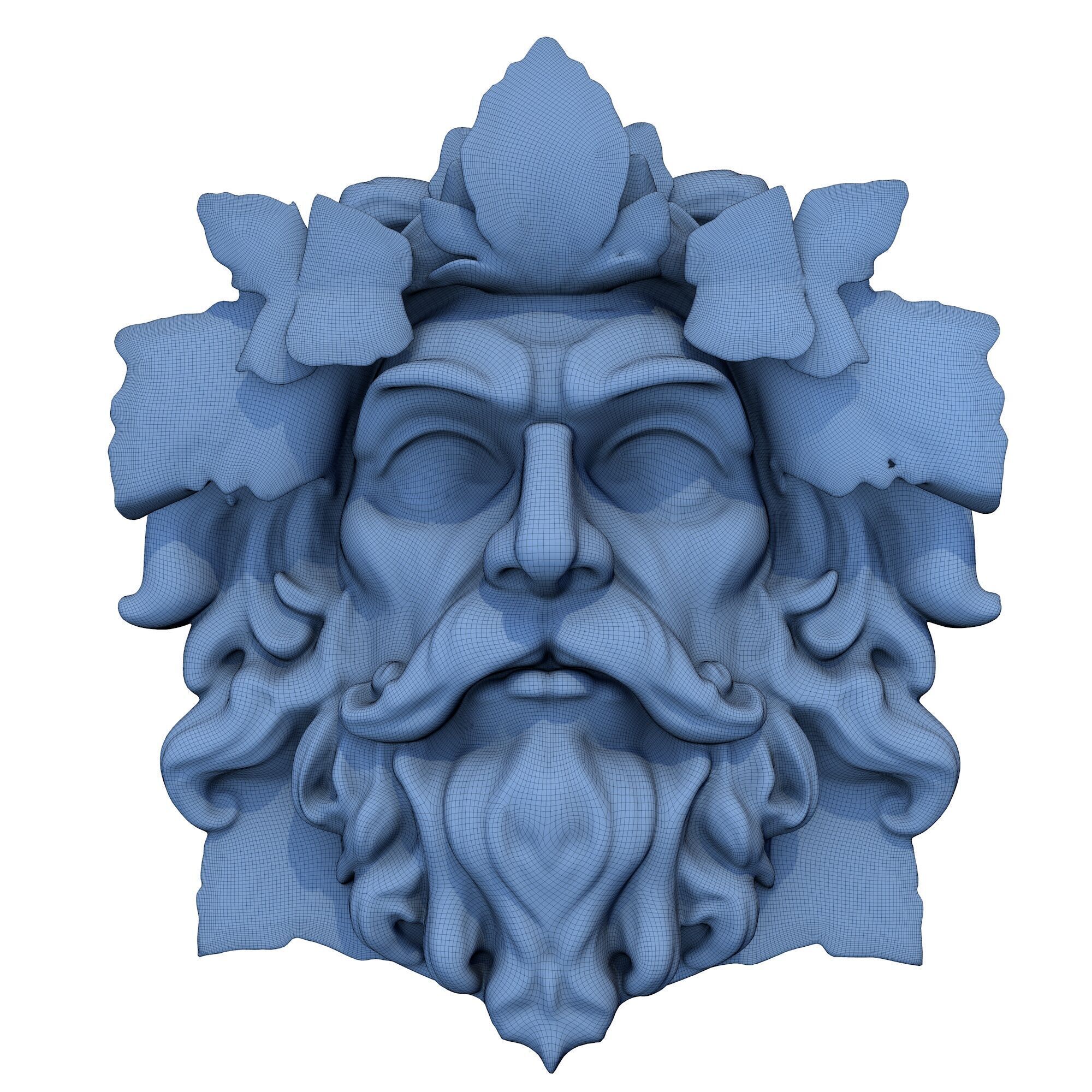 Green Man 10 3D print model_6
