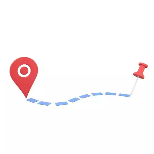 Map Pin Route Icon v1 001
