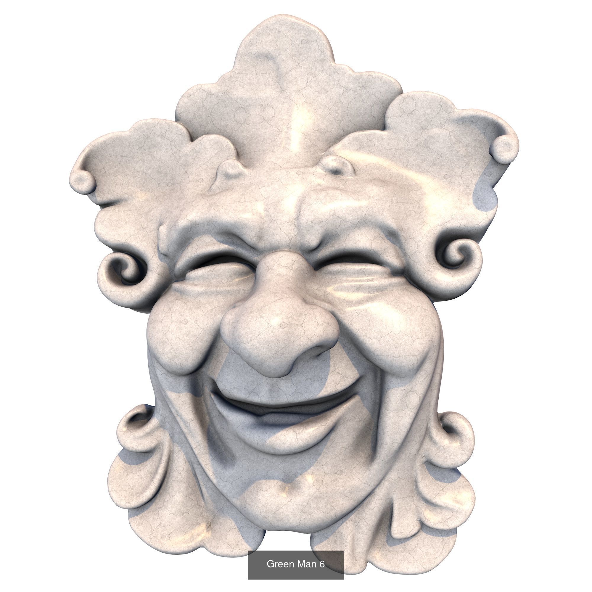 Green Man - 6 Models 3D Model Collection_4