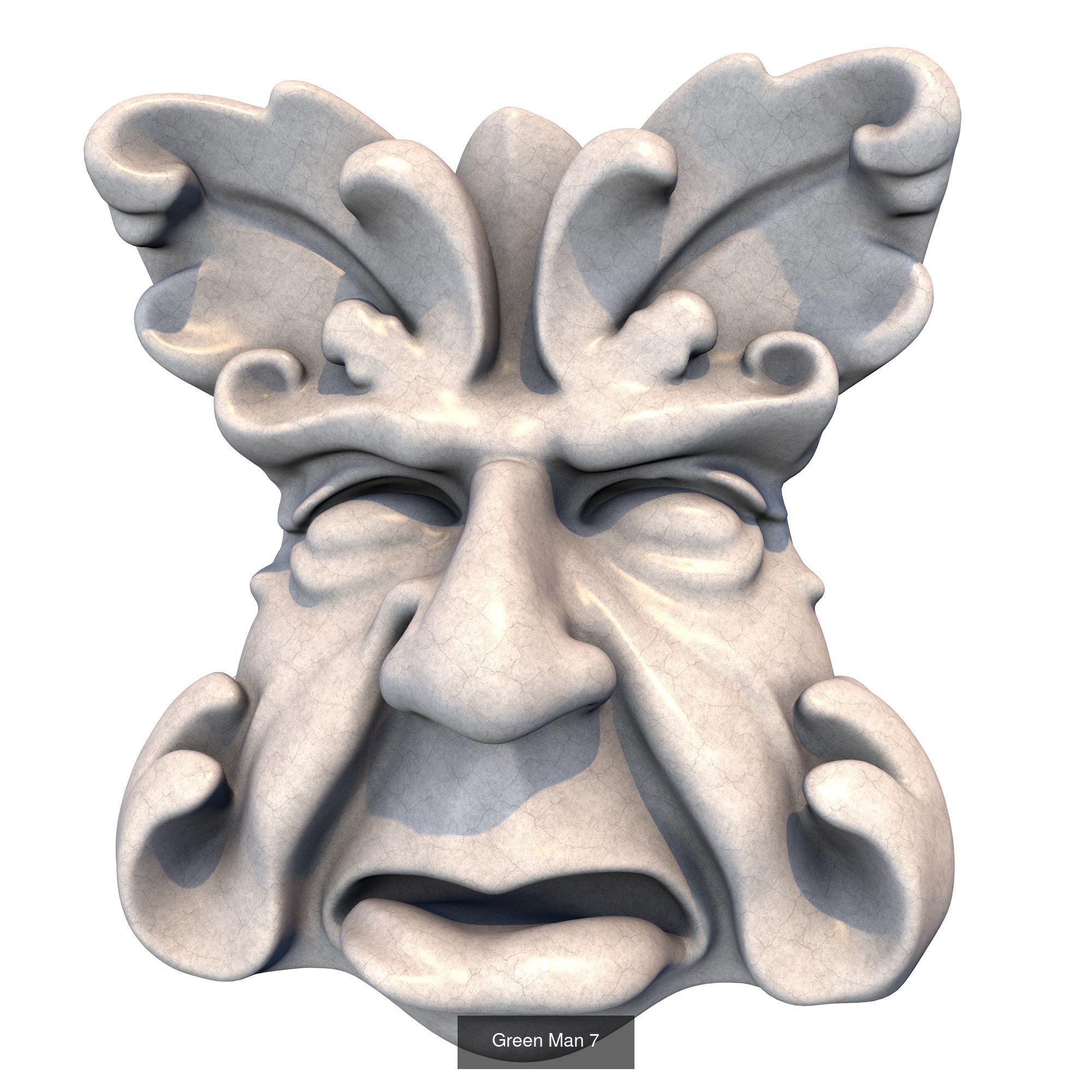 Green Man - 6 Models 3D Model Collection_3