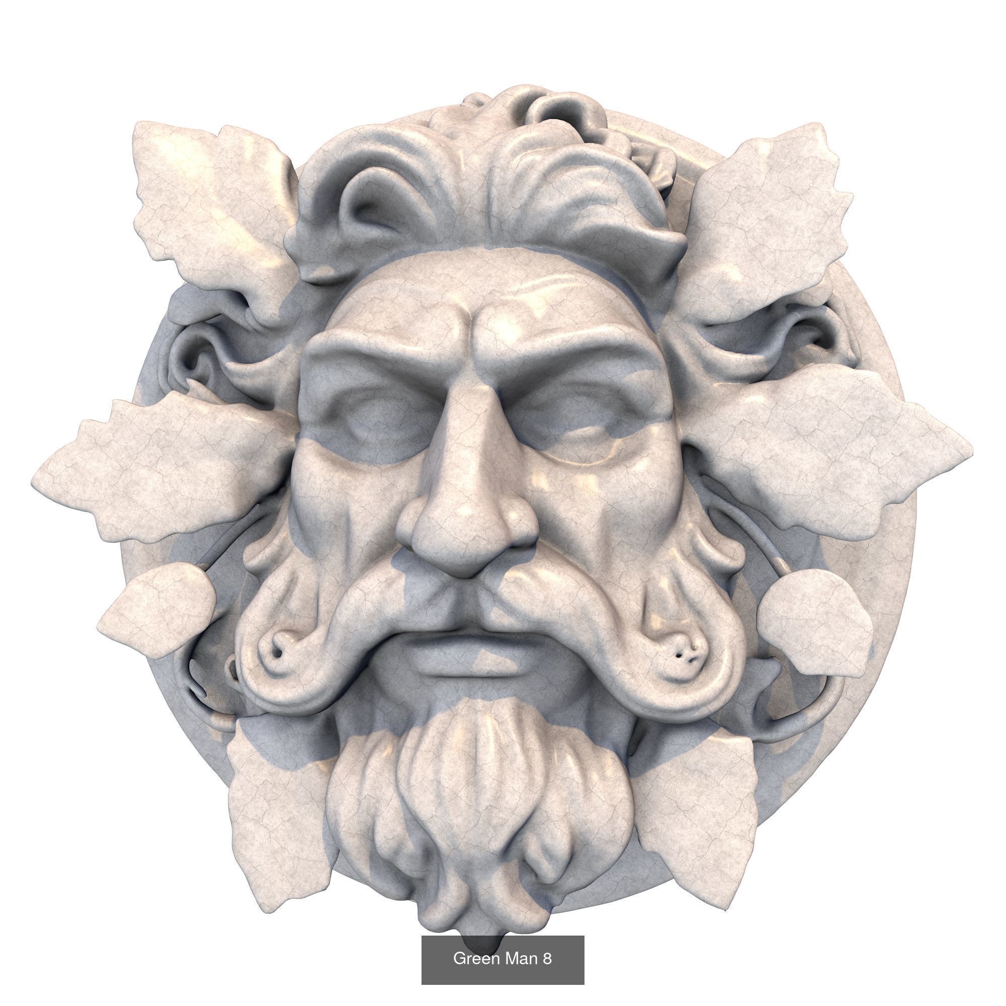 Green Man - 6 Models 3D Model Collection_2