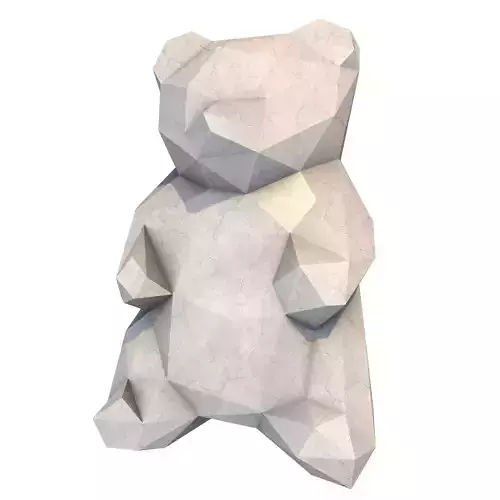 Gummy bear low poly 