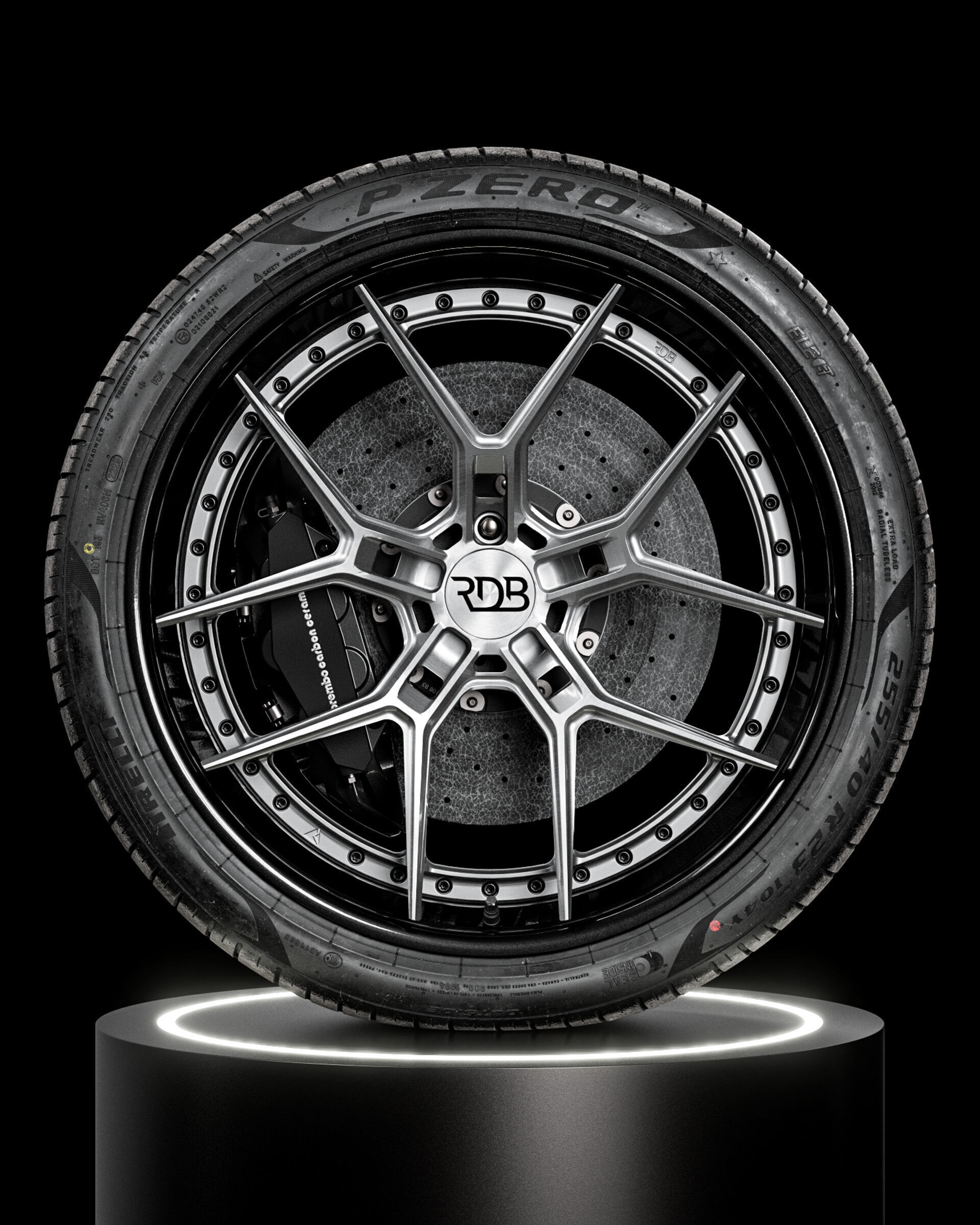 Pirelli P ZERO PZ4 255 40 R23 3D model_6