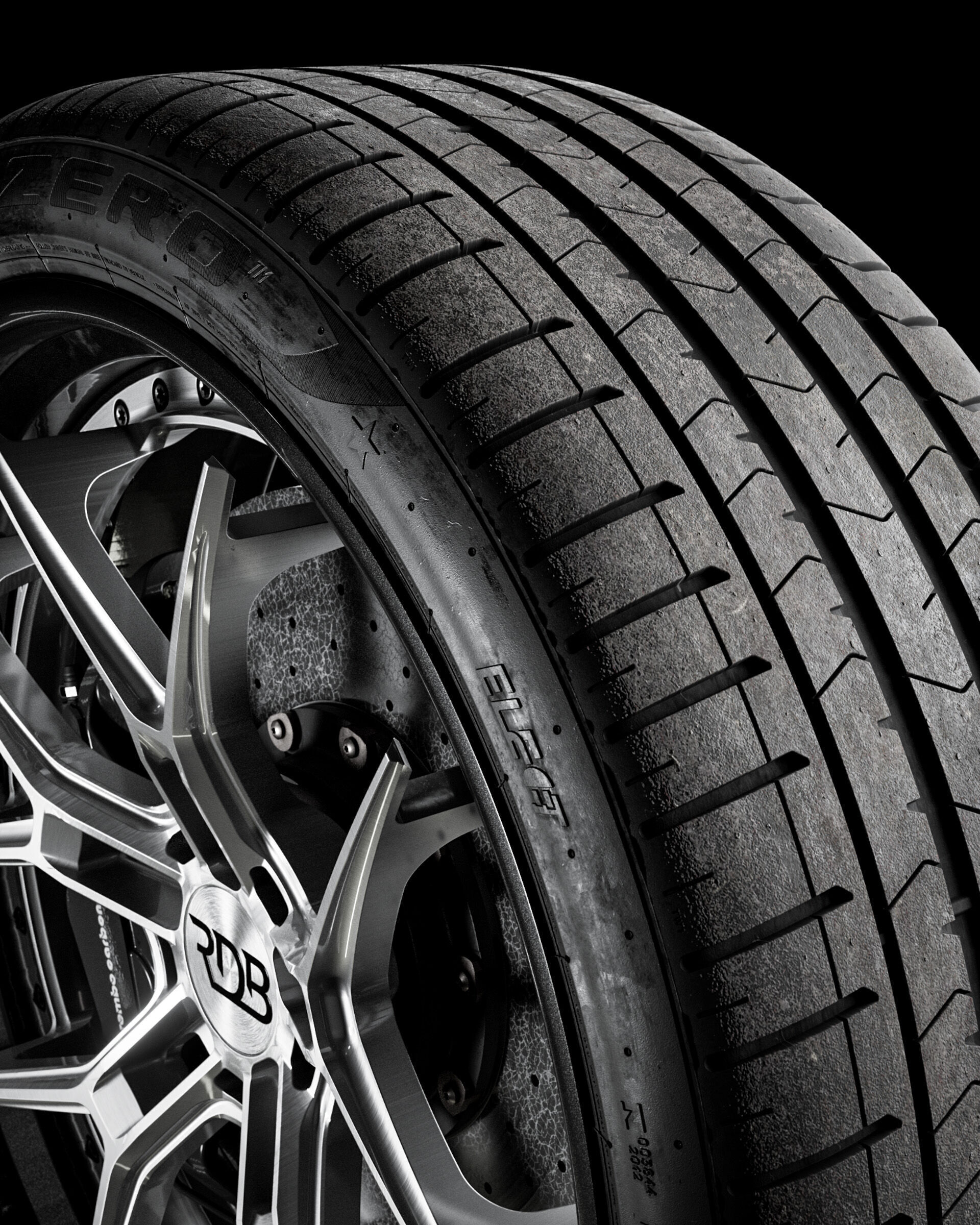 Pirelli P ZERO PZ4 255 40 R23 3D model_8