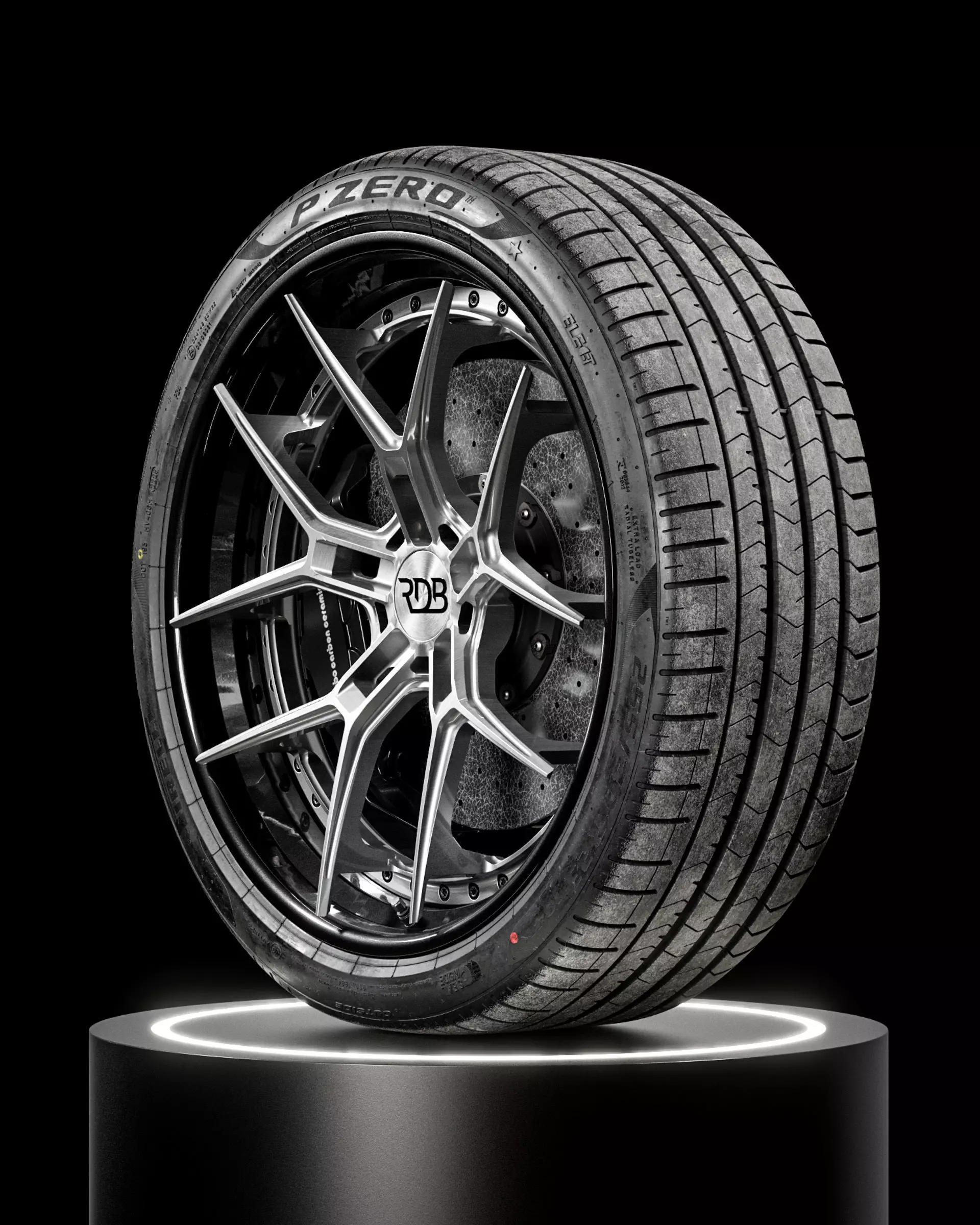 Pirelli P ZERO PZ4 255 40 R23 3D model_0