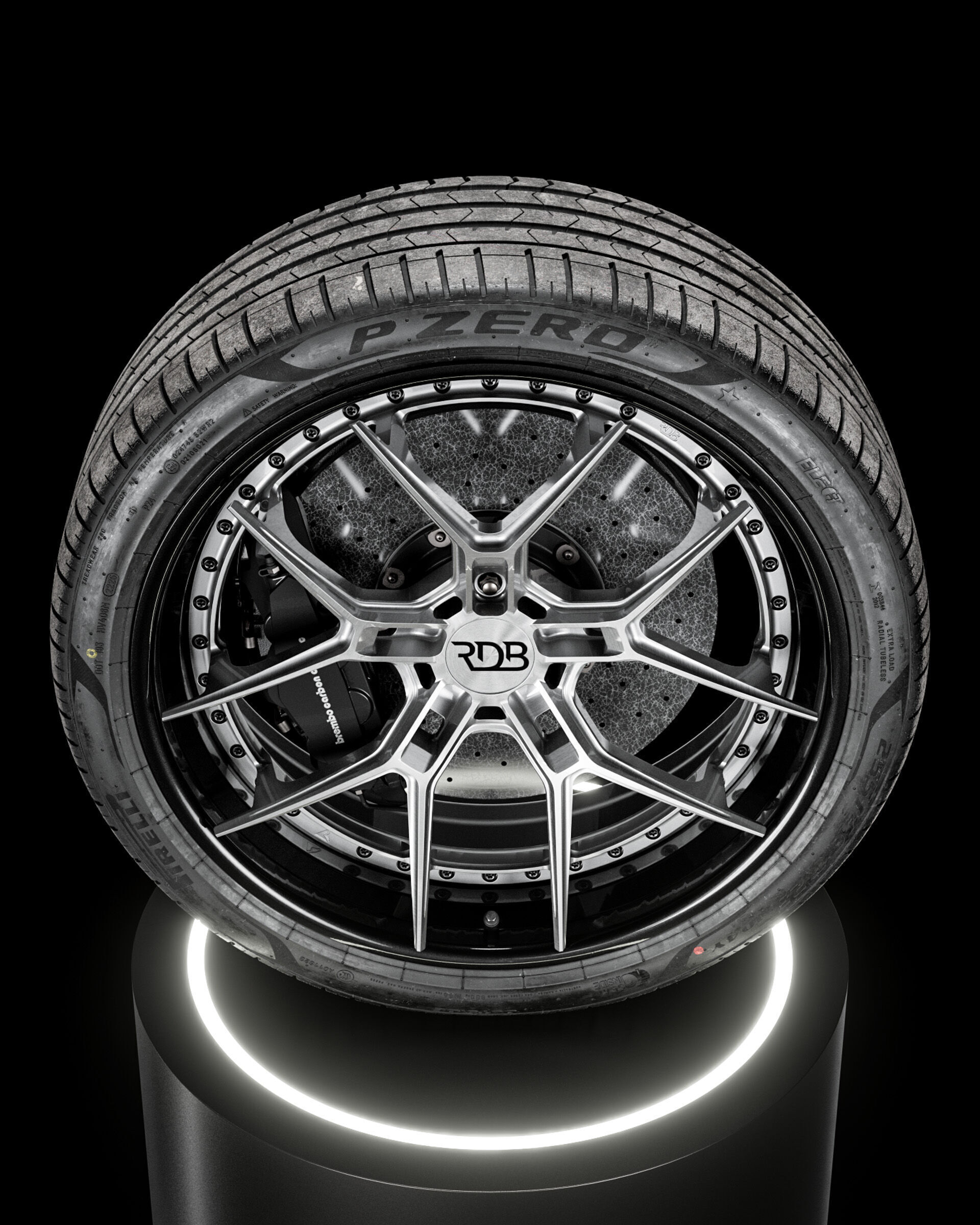 Pirelli P ZERO PZ4 255 40 R23 3D model_7