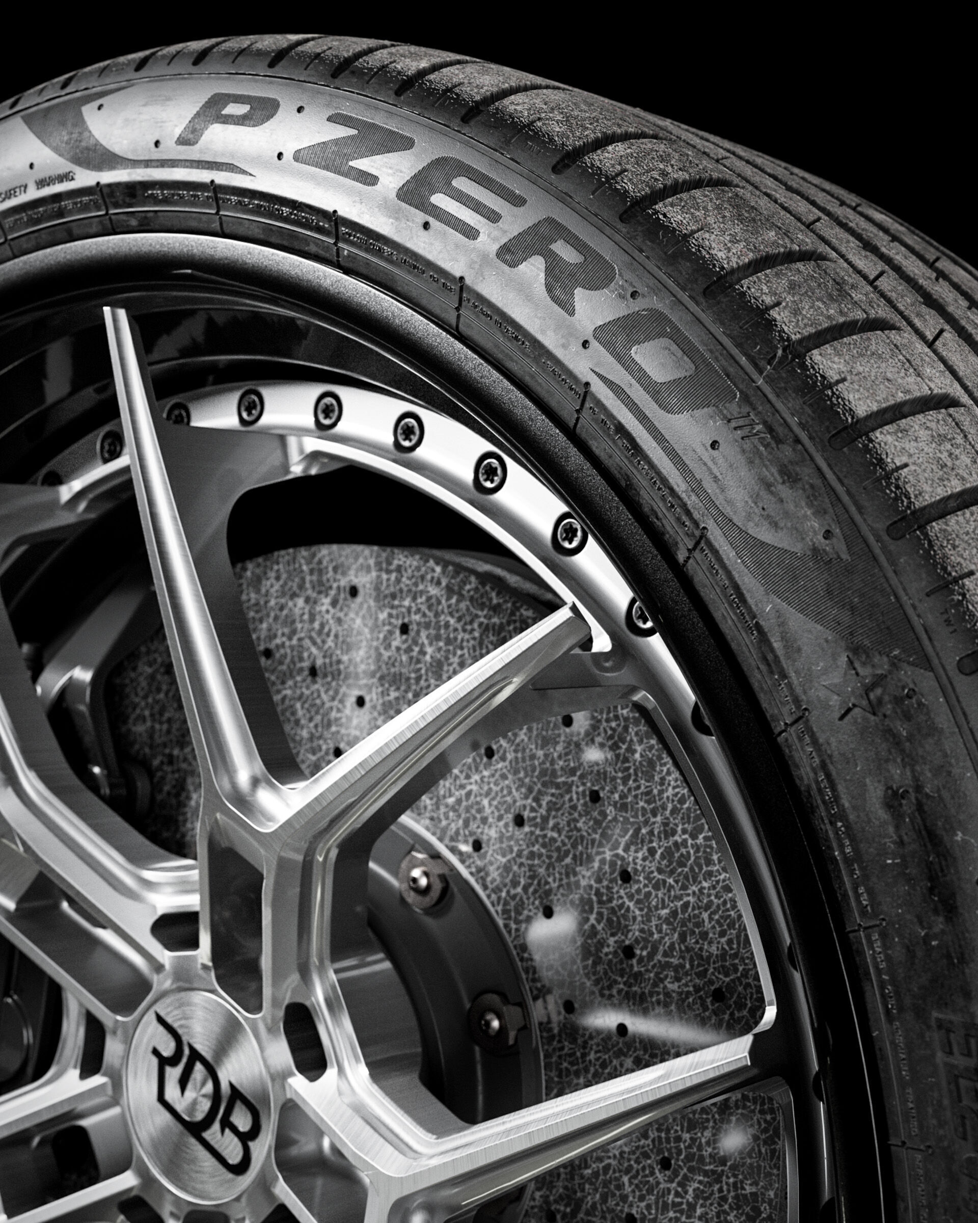 Pirelli P ZERO PZ4 255 40 R23 3D model_3