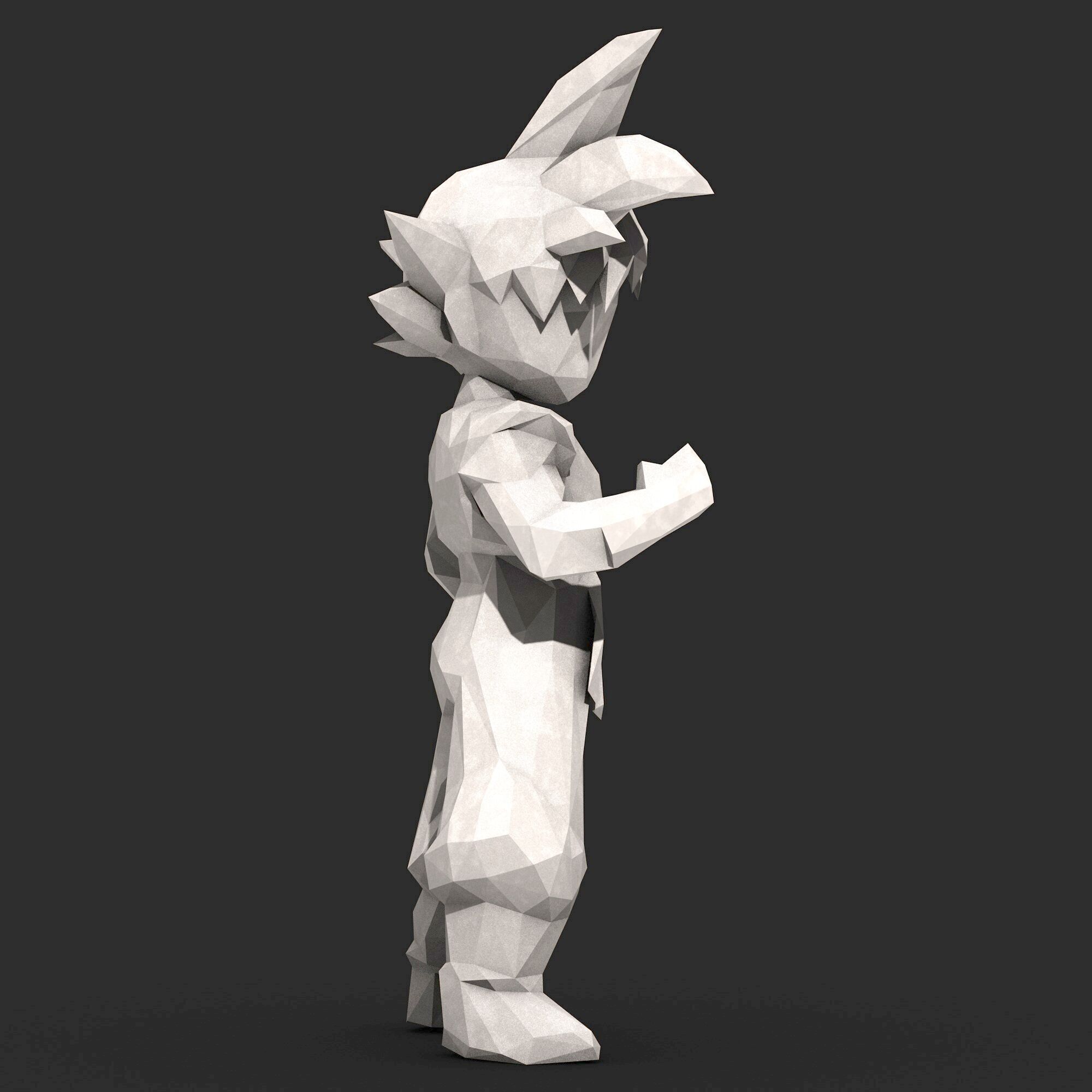 Goku Dragon Ball 7 3D print model_4
