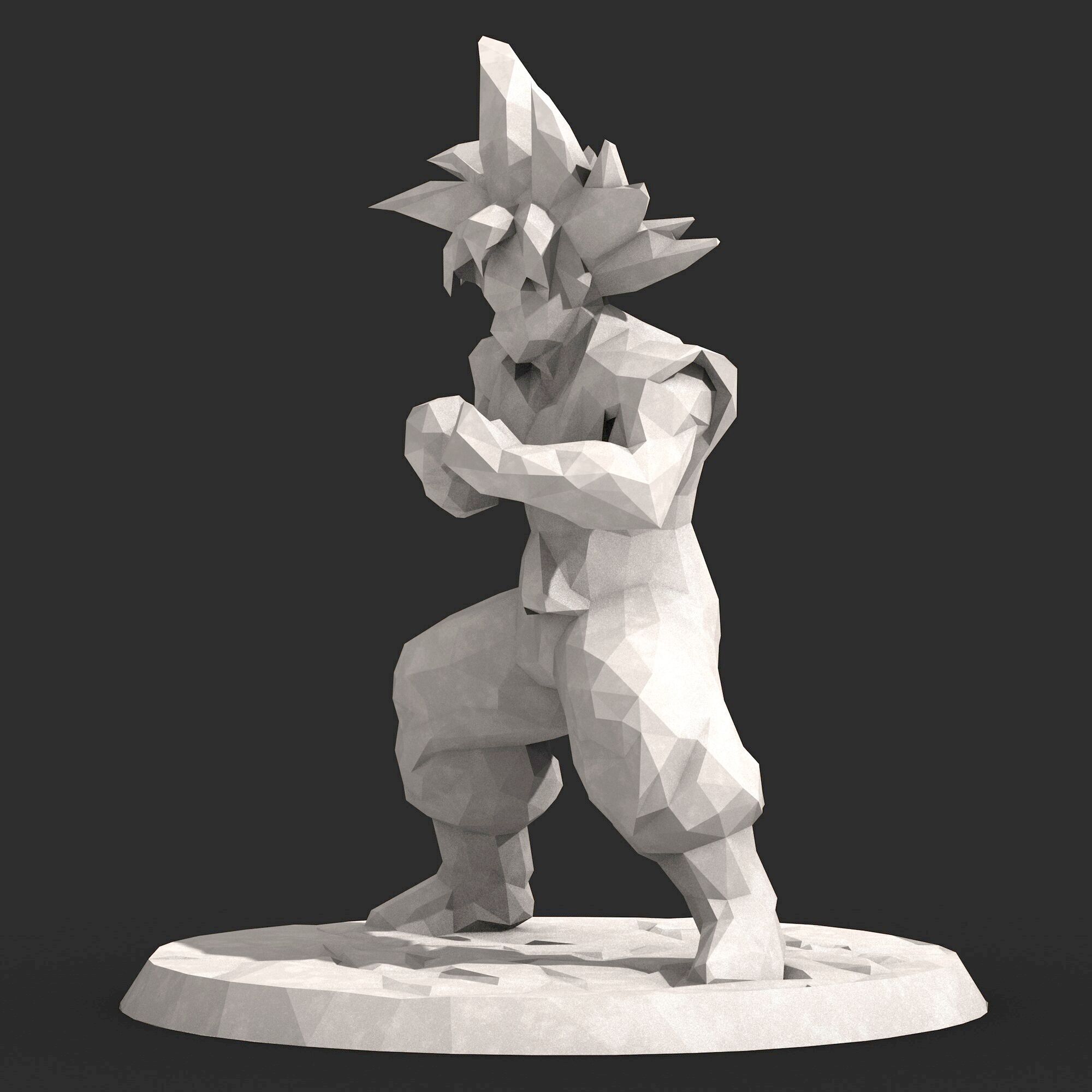 Goku Dragon Ball 4 3D print model_1