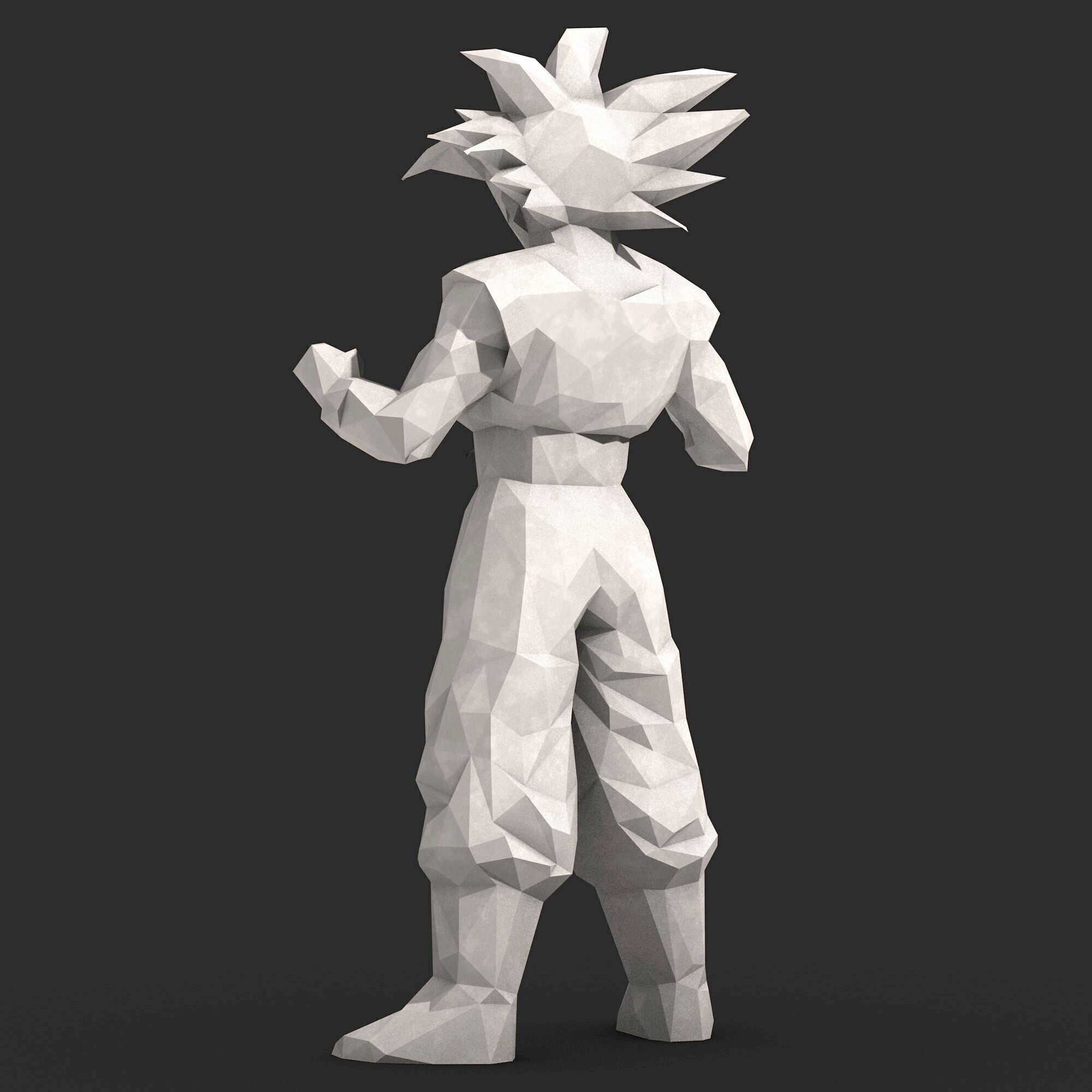 Goku Dragon Ball 1 3D print model_3
