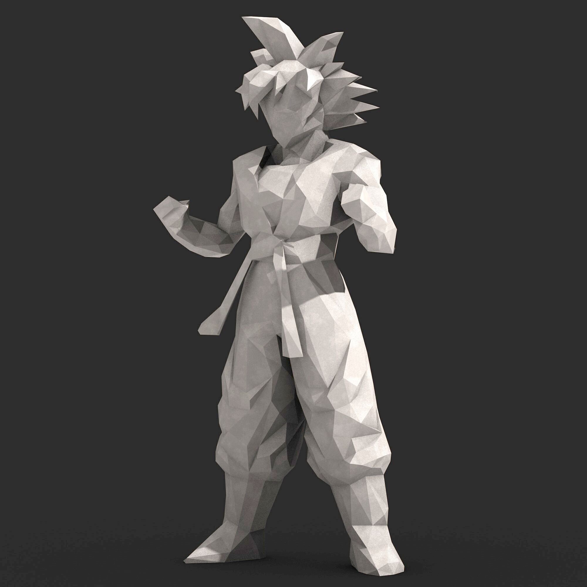 Goku Dragon Ball 1 3D print model_1