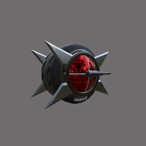 Cyberpunk Vehicle Jack and Roll Rampage 3D model 3