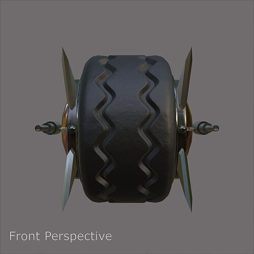 Cyberpunk Vehicle Jack and Roll Rampage 3D model 5