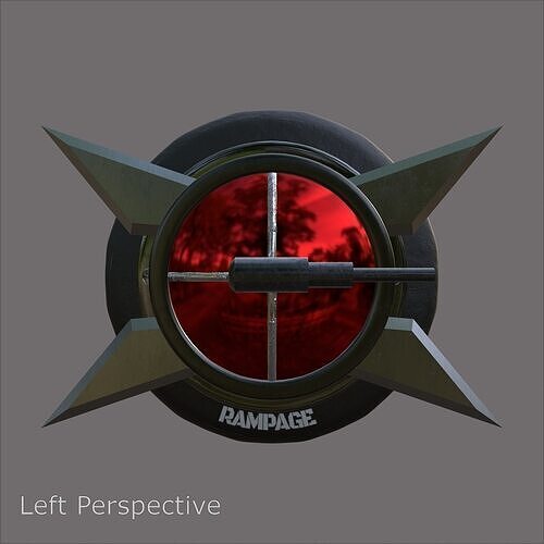 Cyberpunk Vehicle Jack and Roll Rampage 3D model 7
