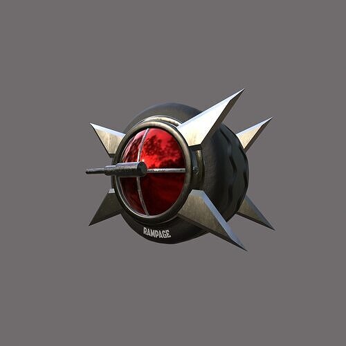 Cyberpunk Vehicle Jack and Roll Rampage 3D model 2